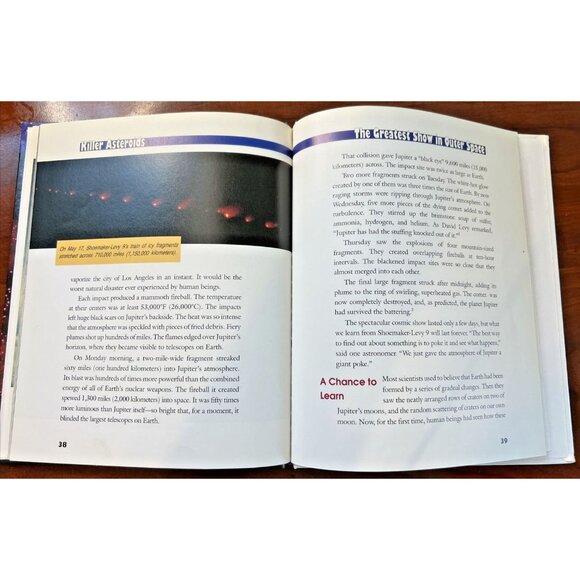 Weird Wacky Science Killer Asteroids by Margaret Poynter Hardcover Book - Picture 3 of 4